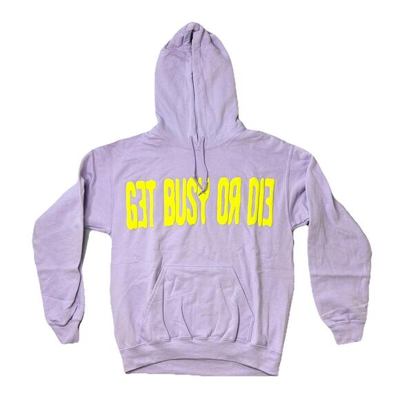 Other - Snot Lavender “Get Busy or Die” Hoodie Extra Large Rare Streetwear Merch NWOT